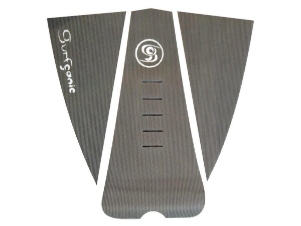 Surfganic Premium Eco Tailpad feito de negroEVA para a sua prancha de surf de 3 peças Deck Grip Surfboard Grippad Footpad Tractionpad