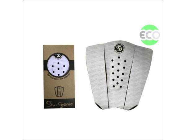 Surfganic Premium Eco Deck Grip Traction Pad three piece white