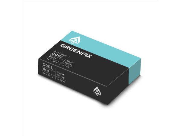 Surf Wax GREENFIX cool wachs 14-18°C surfboard 5 Stück